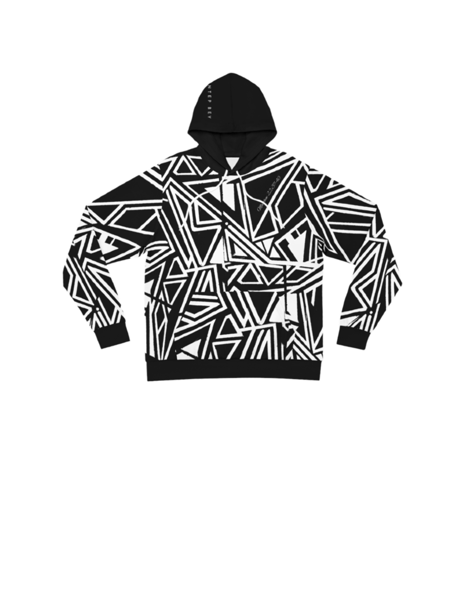 mentep-bey-geo-print-hoodie-front